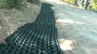 Stormwater management with SlopeGrid swale [upl. by Yentuoc]