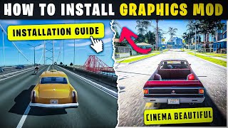 🔥How To Install Graphics Mod In GTA San Andreas ✅  CinemaBeautiful ENB Low End PC [upl. by Puduns320]