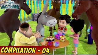 VIR The Robot Boy Cartoon in Hindi  Compilation 04  Hindi Cartoons for Kids  Wow Kidz Action [upl. by Nythsa]