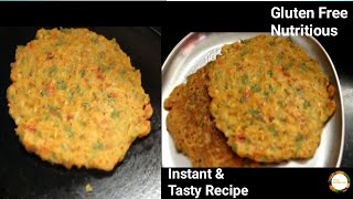 Jowar Roti Recipe  Jowar Chilla Recipe  Instant Healthy amp Tasty Recipe [upl. by Kerred29]