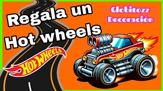 arreglo con carrito hot wheels día de regalar carritosarreglo de hot wheelsregalos personalizados [upl. by Deegan]