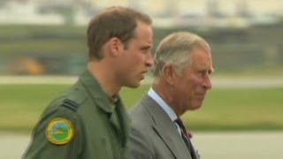 Prince William takes Prince Charles to work [upl. by Raviv]