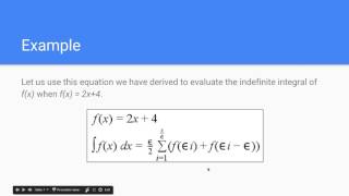 Finding Indefinite Integrals using Infinitesimals no limits [upl. by Odelet]