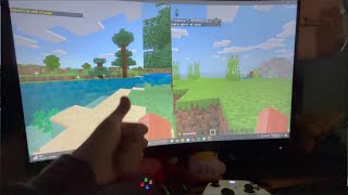 How to play Splitscreen Minecraft Bedrock PC Windows [upl. by Kirbie]