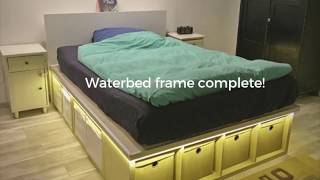 DIY Waterbed frame  IKEA Hack [upl. by Dang]