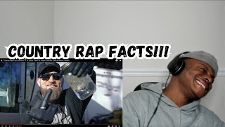 Country Rap Facts by Who TF is Justin Time ft Adam Calhoun Official Music Video REACTION [upl. by Aitsirt]