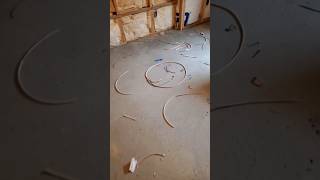 Wiring rough in for electrical The fun begins diy basementremodel construction basement [upl. by Basilius]