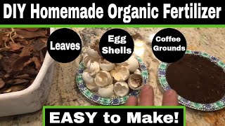 Easy DIY Homemade Organic Garden Fertilizer [upl. by Atsylak]