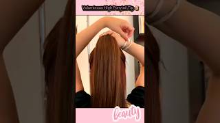 Perfect amp Voluminous High Ponytail Hack 👌🏼  korean high ponytail trading viralshorts [upl. by Sherl889]