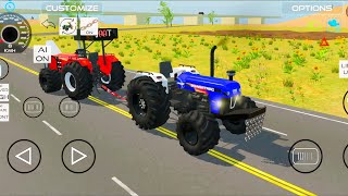 Indian tractor Racing game Indin Vehicles Simulator Game Android Game play 2023 [upl. by Asilla]