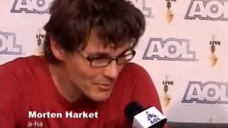 Morten Harket ♥️ Humanitarian INTERVIEW Live 8 🌍♥️ [upl. by Abott]