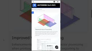 Whats New in Revit 2025 Short Intro 2500 bimtraining revittraining [upl. by Kcerb]