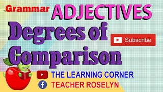 Grammar Degrees of Comparison of Adjectives [upl. by Ainav]