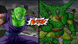 Piccolo vs Cell First Form ‐ DBZ Budokai Tenkaichi 3 [upl. by Fanni]