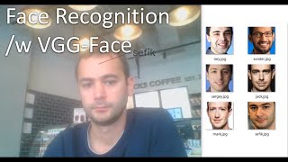 Real Time Face Recognition with VGGFace in Python Keras  TensorFlow  OpenCV [upl. by Bessy239]