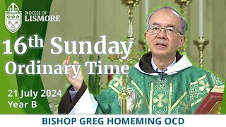 Catholic Mass Today 16th Sunday Ordinary Time 21 July 2024 Bishop Greg Homeming Lismore Australia [upl. by Whalen340]