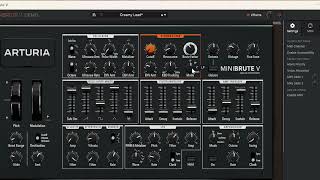 Arturia MiniBrute V wind controller playtest [upl. by Artemisa]