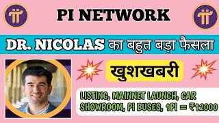 📌 NICOLAS का बड़ा फैसला💥🤩 pi network new update today pi network new updatepi network news today [upl. by Bracci]