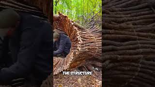 You won’t believe how this guy builds a shelter 🤩 [upl. by Guthry]