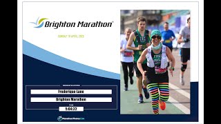 Brighton Marathon 2022 in 4 minutes [upl. by Leibrag]