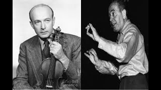 Joseph Szigeti amp Eugene Ormandy Brahms Violin Concerto Philadelphia 23021945 [upl. by Fihsak669]