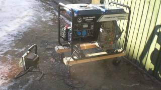 Mellga Diesel portable generator MDG6000CLE [upl. by Schaaff]