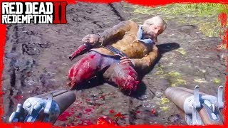 RDR2 Badass Arthur LEGS OFF Compilation Euphoria Ragdoll funny moments Gameplay Part4🤠🤠🤠 [upl. by Strepphon887]