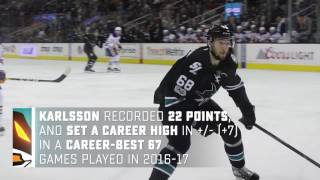 Sharks ReSign Melker Karlsson [upl. by Windham]