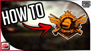 EASY Method to Get Conqueror in PUBG Mobile [upl. by Atteynod628]