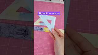 Righelli in resina backtoschool resinart resina creazioniinresina handmade diy [upl. by Petras]