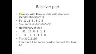 Checksum Error Correction [upl. by Kaenel50]