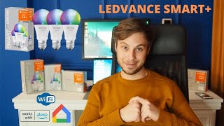 LEDVANCE Smart UNBOXING SETUP REVIEW RGB WIFI Light Bulb E27 14W Compatible with Alexa Google [upl. by Yadsnil]