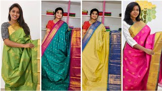 Silk Saree Pattern  latest designer silk saree  banarasi saree design [upl. by Judenberg]