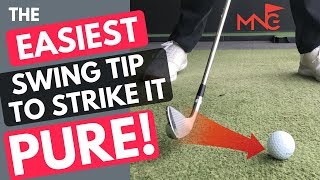 The Most Simple Golf Tip EVER To Strike Your Irons Pure [upl. by Eilrahc201]