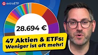 PortfolioChaos Wenn Diversifikation zur Verwirrung führt  extraETF PortfolioReview [upl. by Choo]