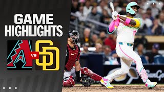 Dbacks vs Padres Game Highlights 6724  MLB Highlights [upl. by Pickford80]