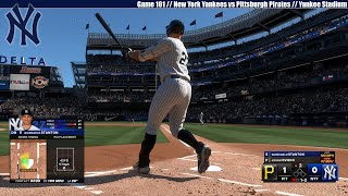 MLB THE SHOW 24  New York Yankees vs Pittsburgh Pirates  Game 161 [upl. by Nitsew412]