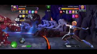 MCOC RAIDS HB vs Invisible Woman MAX DAMAGE [upl. by Nosned314]