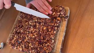 5 Ingredient Granola Bars [upl. by Ahtikal]