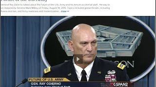 Army Chief of Staff General Ray Odierno Future of the US Army [upl. by Neirod]