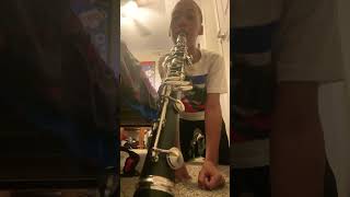 Playing clarinet happy birthday fail [upl. by Anoj608]