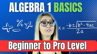 Algebra 1 Basics for Beginners [upl. by Enohs]