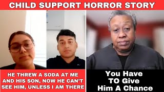 Mom Claims Dad threw a Soda At Her Now He Cant See his Son  childsupport [upl. by Rina109]