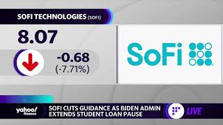 SoFi cuts guidance after Biden extends student loan payment freeze [upl. by Lesley]