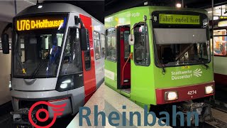 Stadtbahn Düsseldorf — Rheinbahn [upl. by Ayirp]