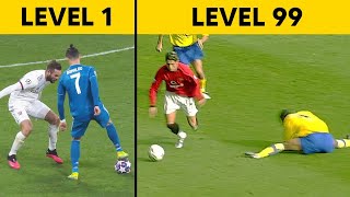 Cristiano Ronaldo Skills Level 1 to Level 100 [upl. by Rosen]