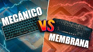 ¿Cuál es mejor Teclado Mecánico VS Membrana ✅  ¿Cómo funcionan [upl. by Dory994]