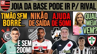 DUAS PÉSSIMAS NOTÍCIAS NO TIMÃO MEIA NO VERDÃO SP TÉCNICO  NIKÃO KAIO JORGE 50MI P VASCO PEI [upl. by Ahteres]