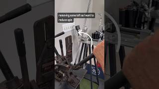 Making my iron stronger removing loft using loft lie machine golf golfequipment [upl. by Giralda]