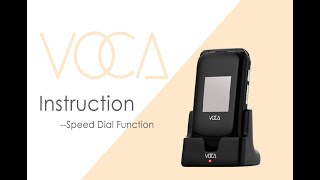 VOCA V540 InstructionSpeed Dial [upl. by Ewart]